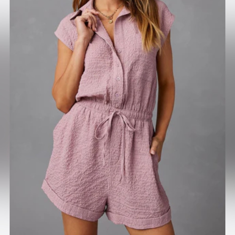 VICI Mauve Romper w/ pockets Small